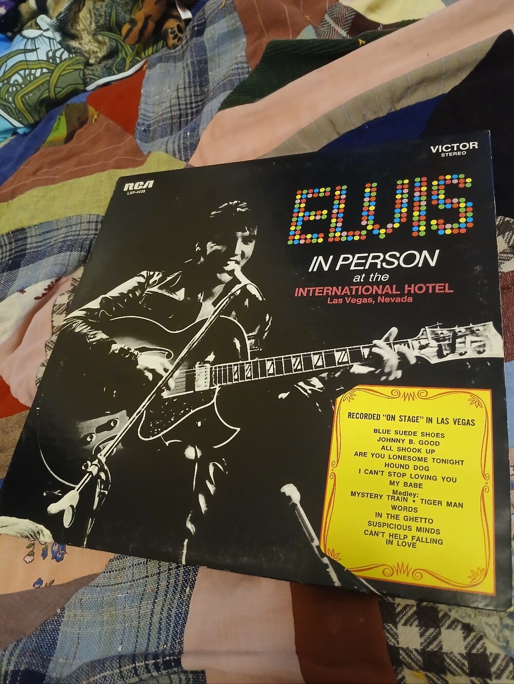 1970 Elvis Las Vegas In Person Vinyl EXC International Hotel RCA Victor Live